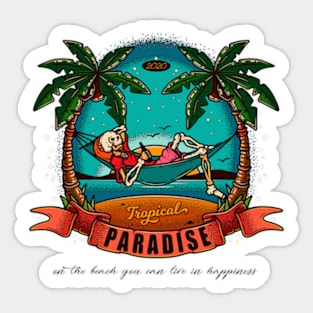 Tropical Paradise Sticker